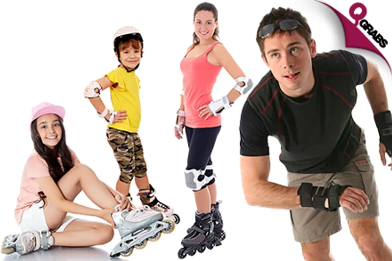 For QR60 Get Rolling with Two Sessions of Roller Skating! (QR120 Value)